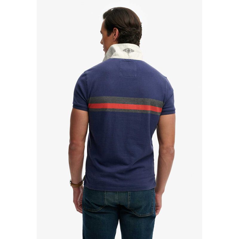 Superdry Double Emblem Jersey Short Sleeve Rugby image number 1